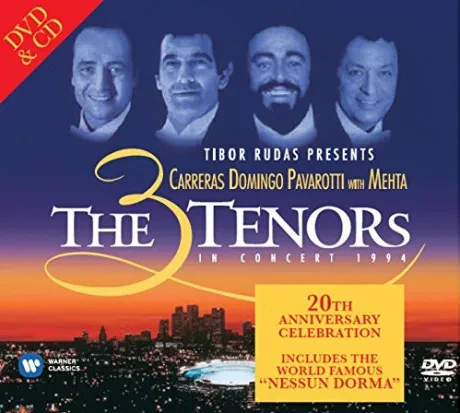 JOSE CARRERAS / PLACIDO DOMINGO / LUCIANO PAVAROTTI - The 3 Tenors In Concert 1994 (CD+DVD)