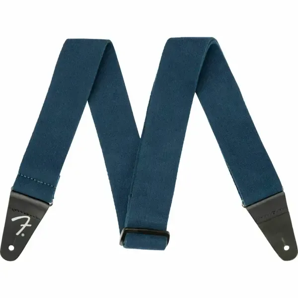 Ремень для гитары Fender SuperSoft Guitar Strap with Leather End Tabs Blue