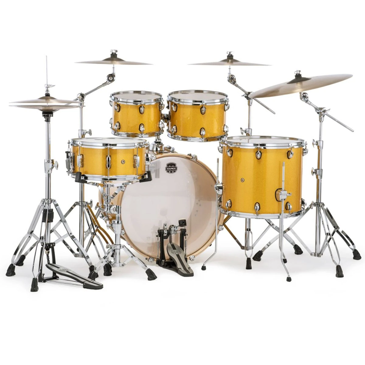 Ударная установка Mapex MA529SFYD Mars Birch (набор, 5 шт.), 22"x18", 10"x7", 12"x8", 16"x14", 14"x6.5", цвет Sunflower Sparkle