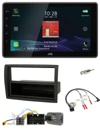 JVC DAB Lenkrad Bluetooth USB Autoradio für Citroen Jumper 2014-2021 schwarz
