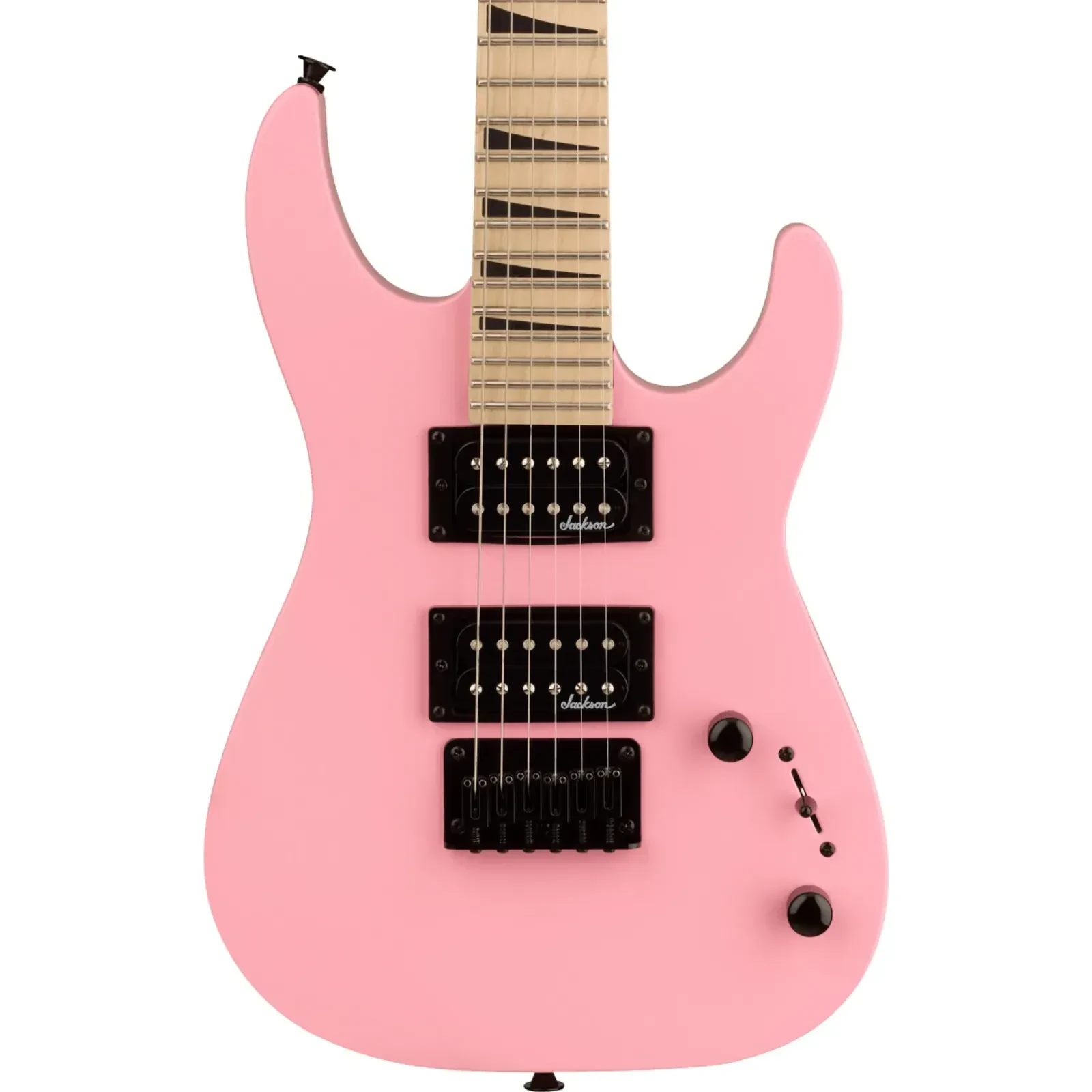 Jackson JS Series Dinky Minion JS1X Mini Electric Guitar Maple, Bubble Gum Pink