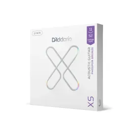 Струны для акустической гитары D'Addario XSAPB1152-2P фосфорная бронза, 11-52 (набор, 2 шт.)