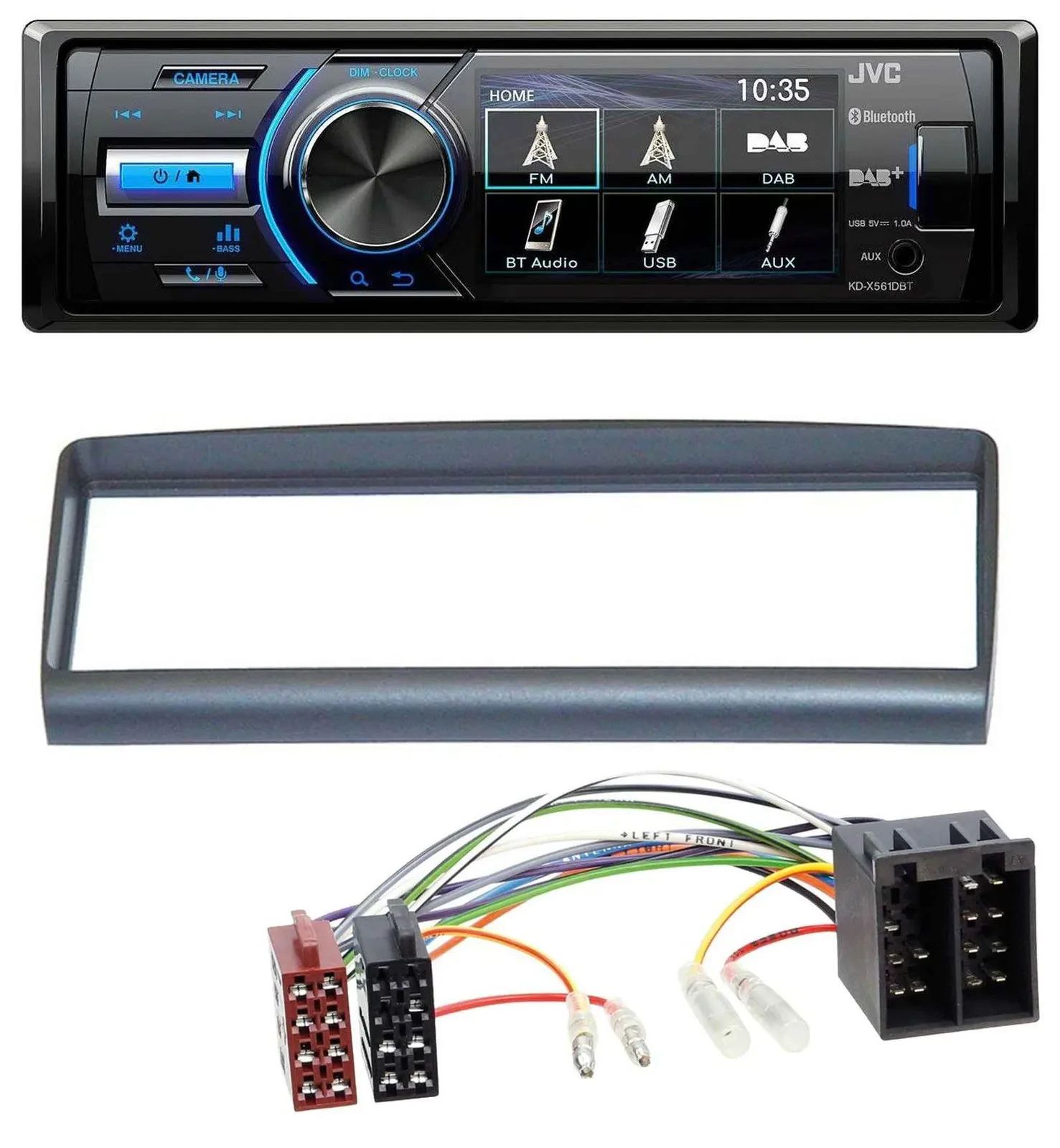 JVC Bluetooth MP3 USB DAB Autoradio für Alfa Romeo Spider GTV 1994-2005