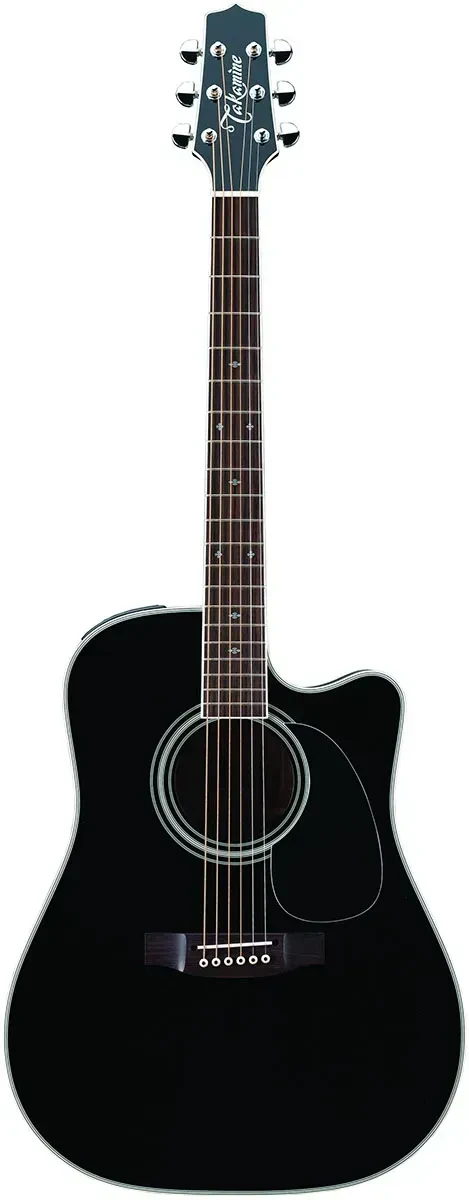 Электроакустическая гитара Takamine EF341SC Black с кейсом