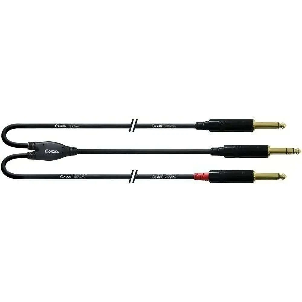 Коммутационный кабель Cordial Klinke 6,3mm stereo / 2x Klinke 6,3mm mono CFY 0,9 VPP
